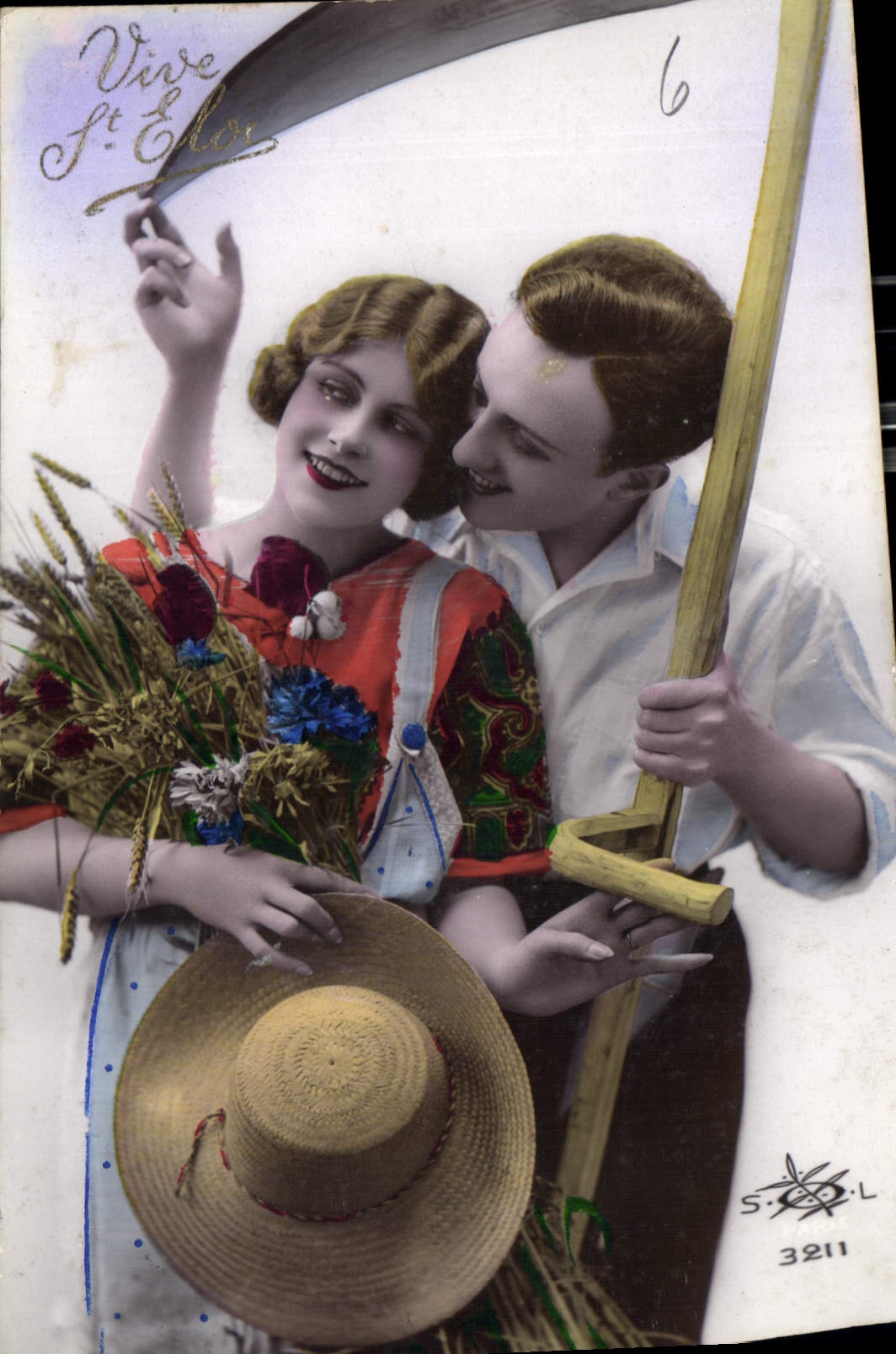 CPA Vive St Eloi Femme