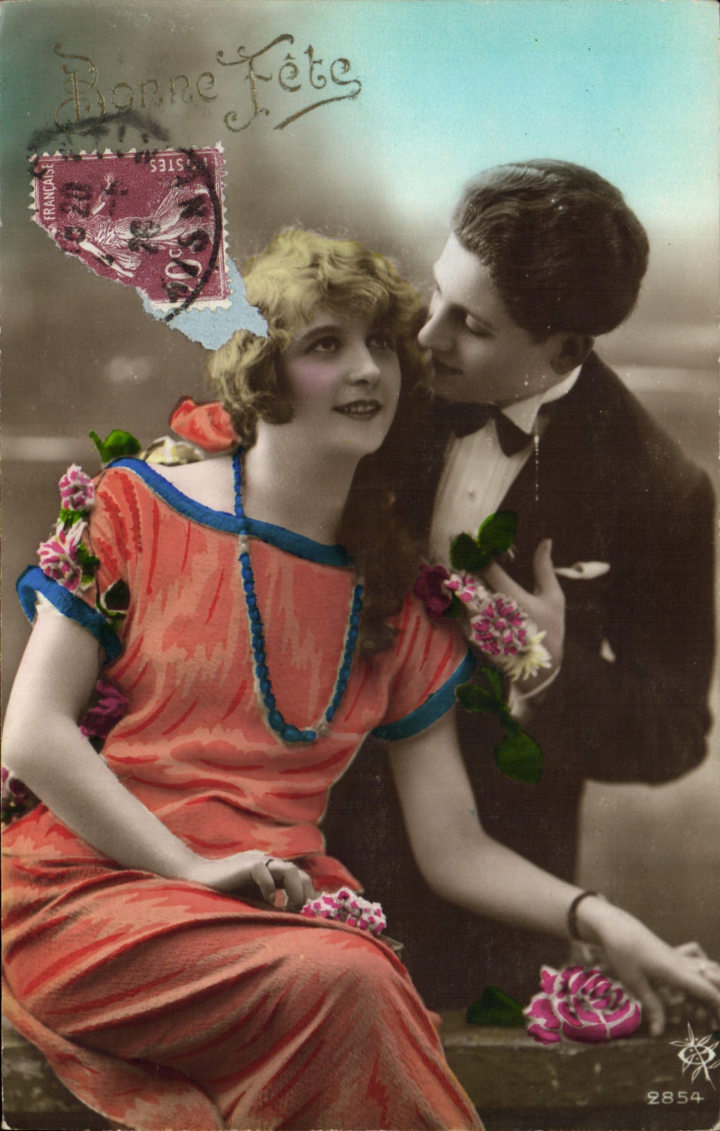 CPA Bonne Fete Femme