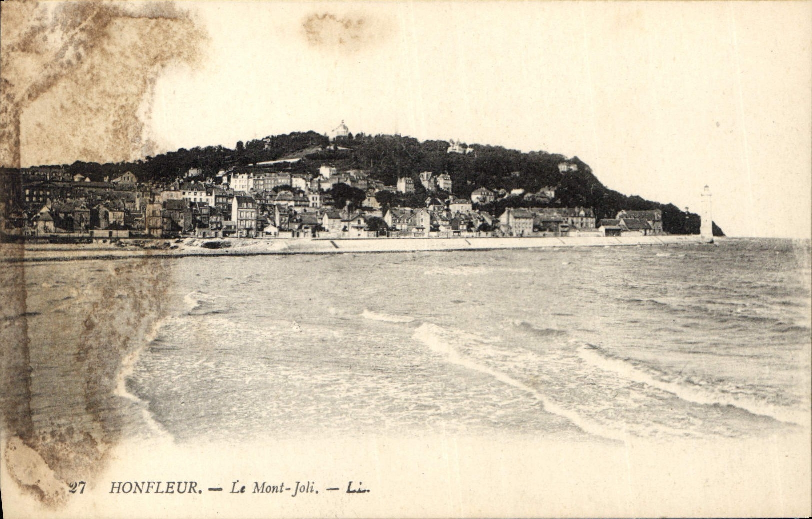 CPA Honfleur Le Mont Joli 
