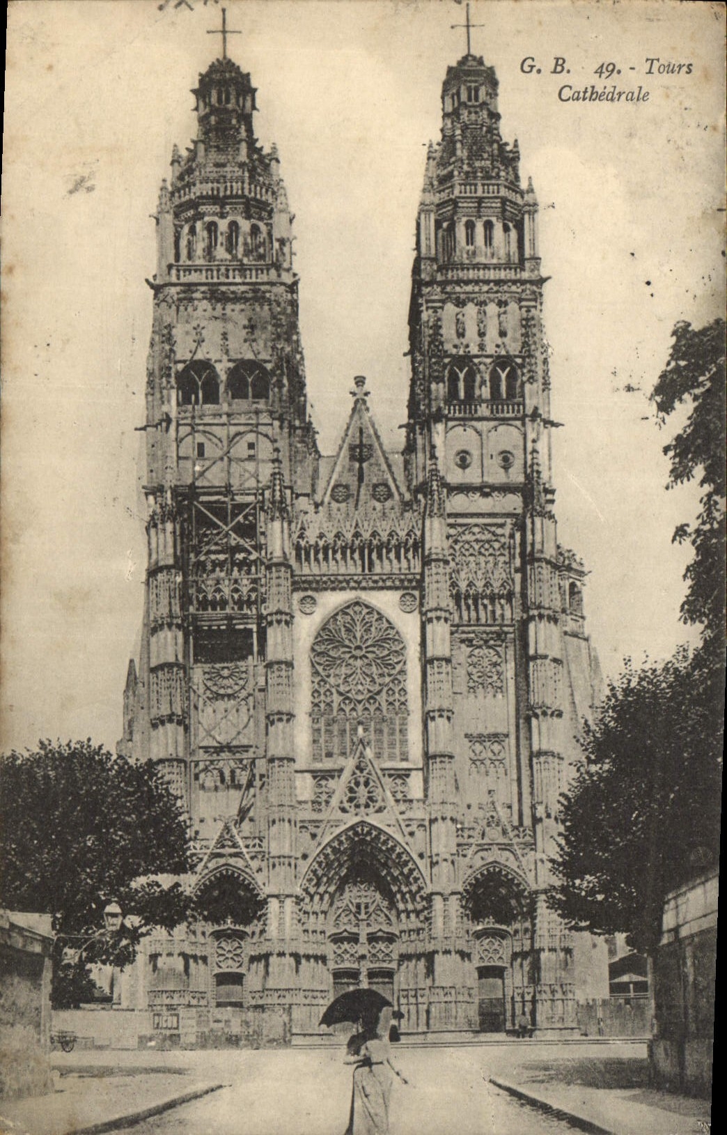CPA Tours Cathedrale 