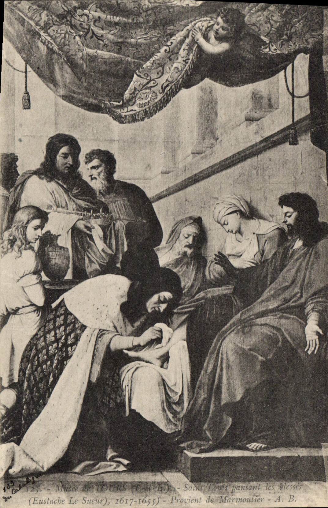 CPA Musee de Tours Saint Sebastian Eustache le Sueur Provient de Marmoutier