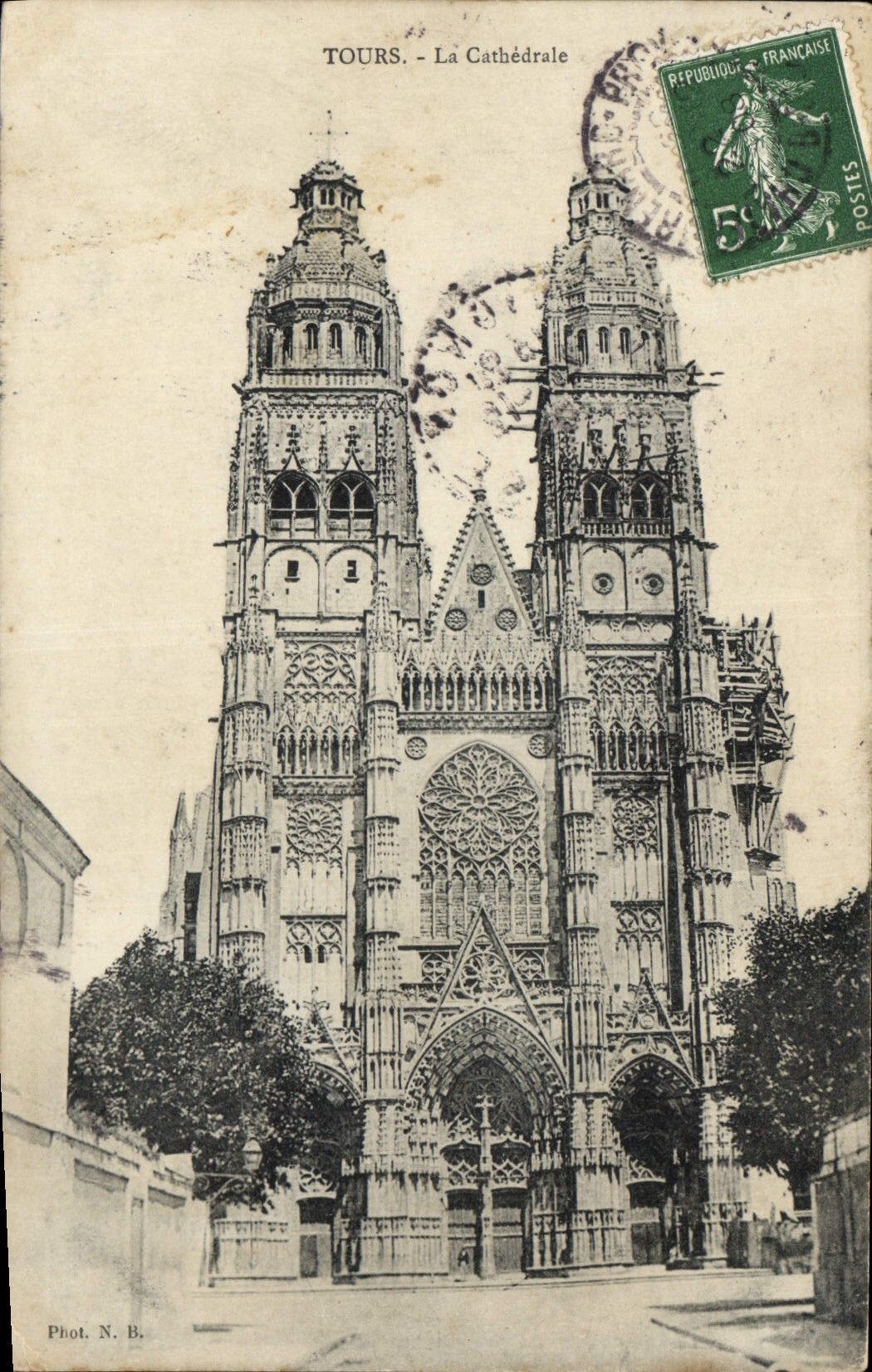 CPA Tours La Cathedrale 