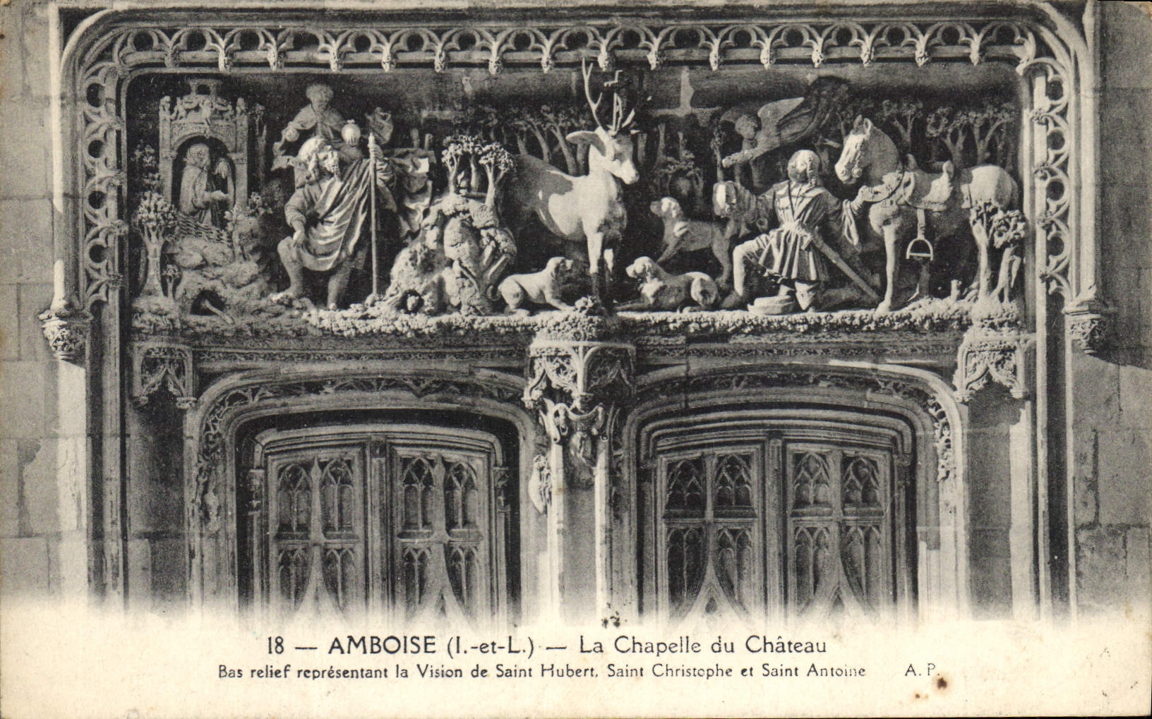 CPA Amboise La Chapelle du Chateau 