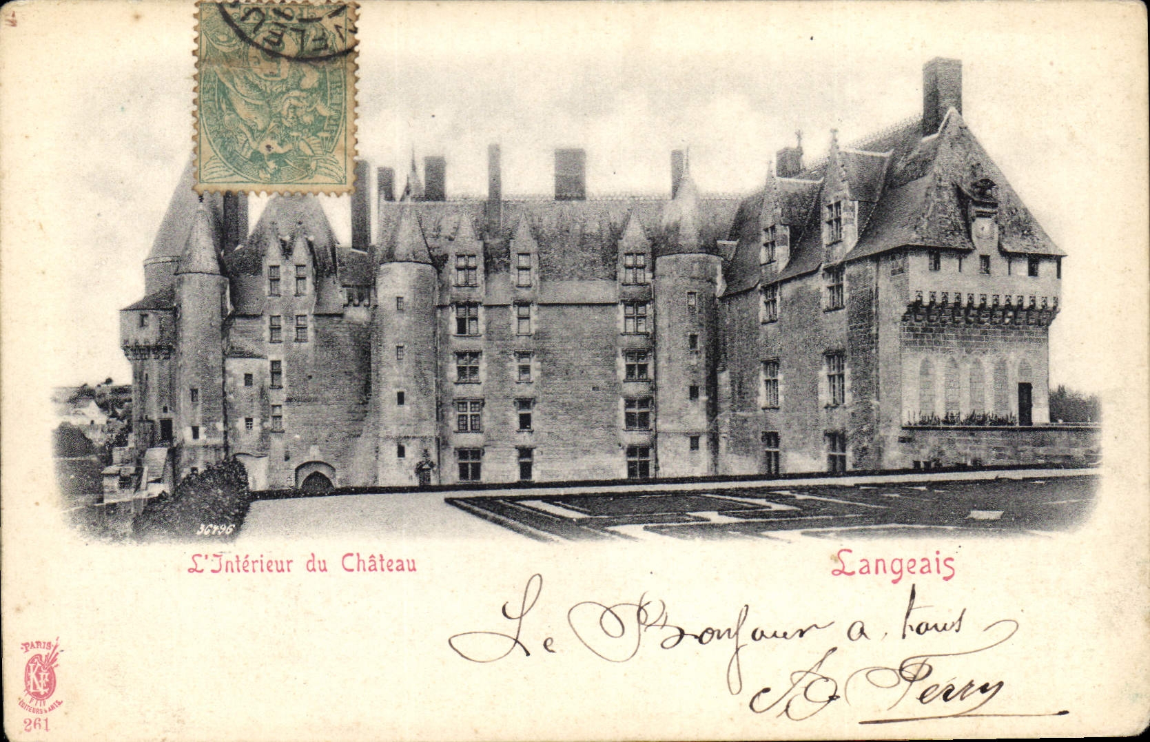 CPA Langeais l'Interieur du Chateau 