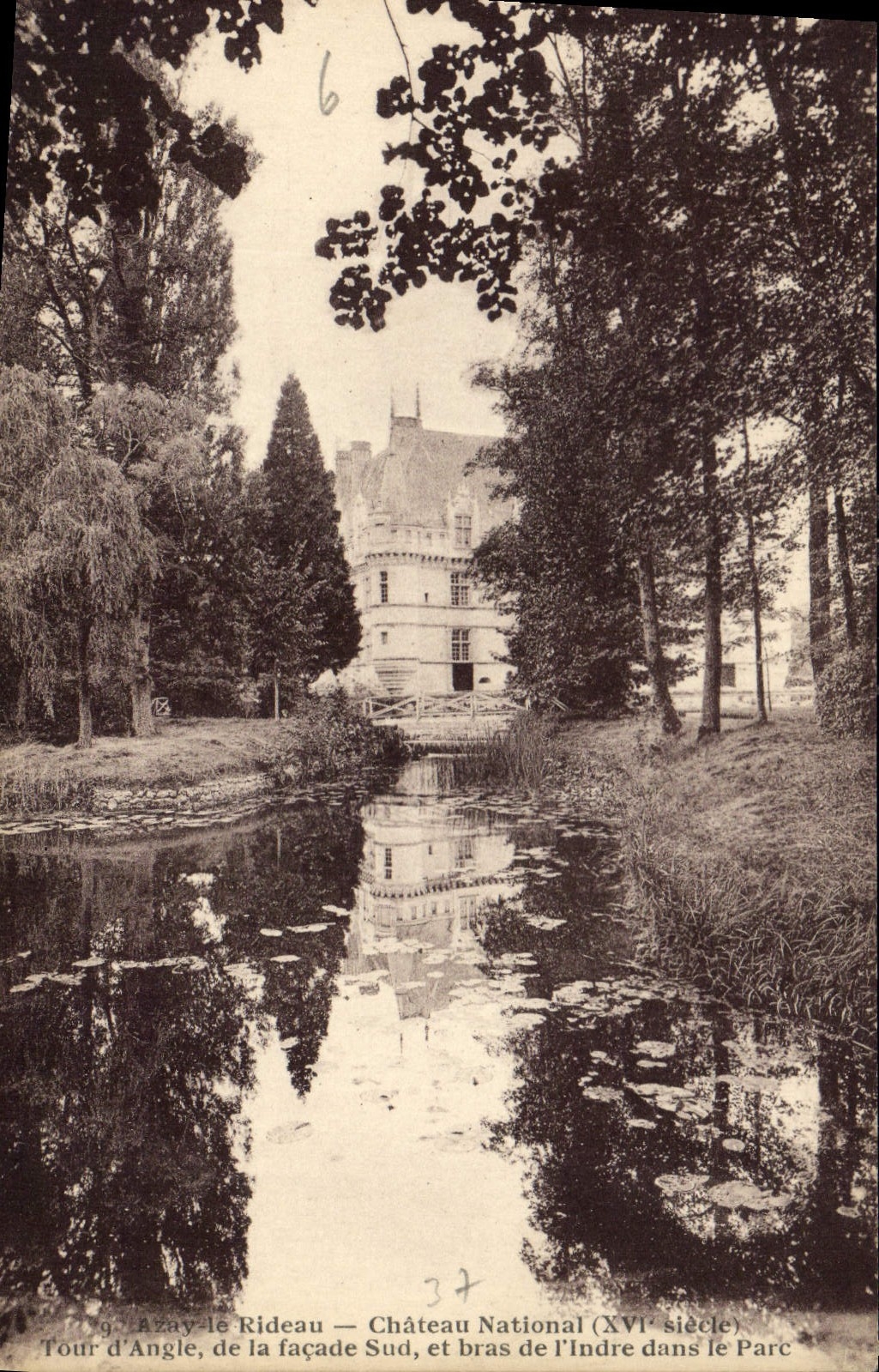 CPA Azay le Rideau Chateau National