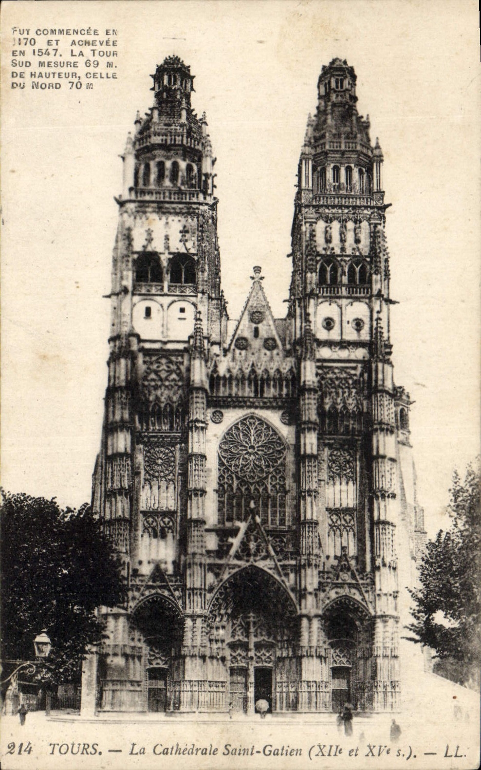 CPA Tours La Cathedrale Saint Gatien 