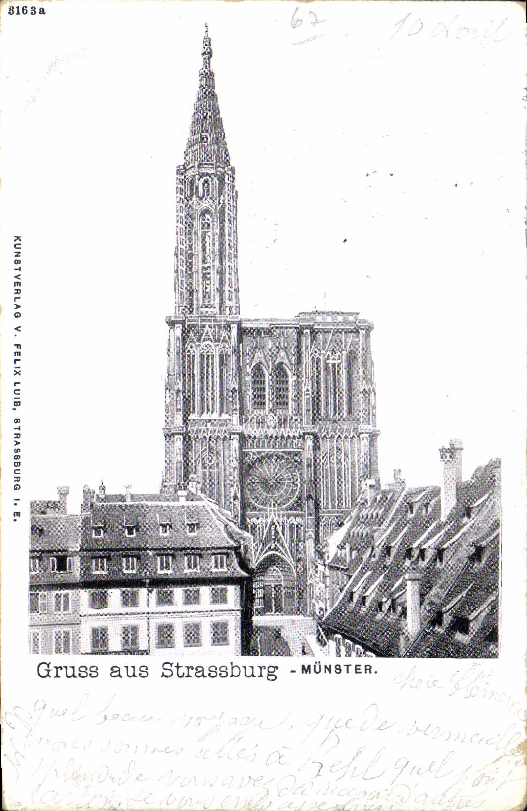 CPA Gruss aus Strasbourg 