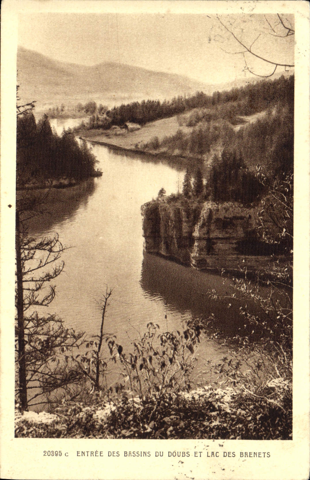 CPA Entree des bassins du Doubs et lac des Brenets