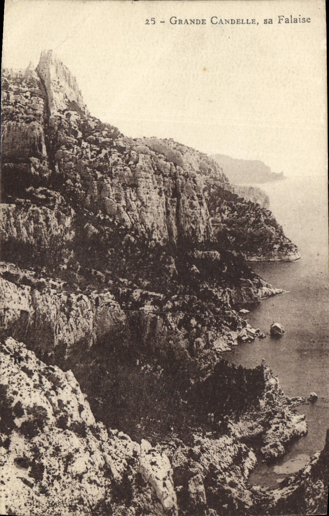 CPA Grande Candelle sa Falaise 