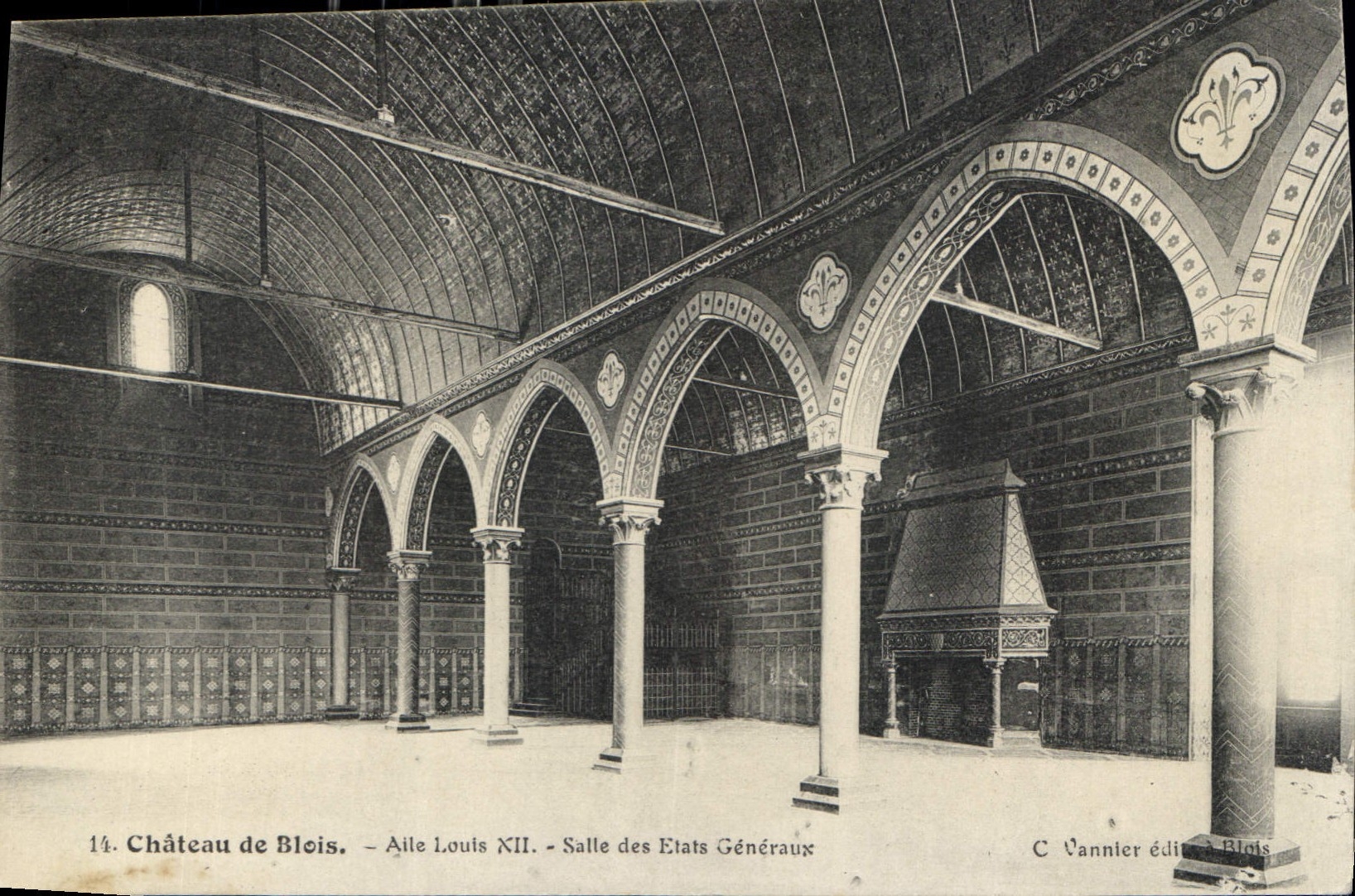 CPA Chateau de Blois Aile Louis XII Salle des Etats Generaux 