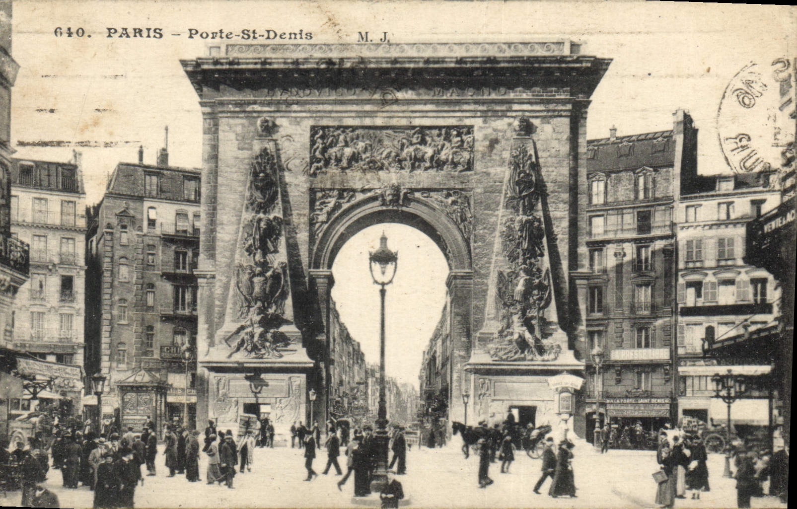 CPA Paris Porte St Denis 