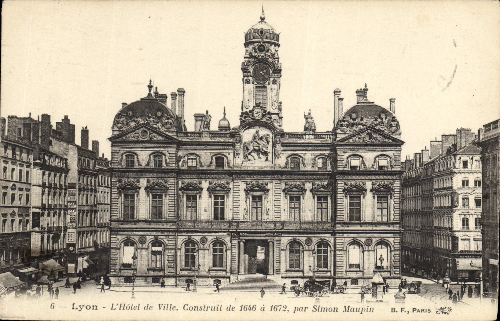 CPA Lyon l'Hotel de Ville construit de 1646 a 1672 par Simon Maupin 