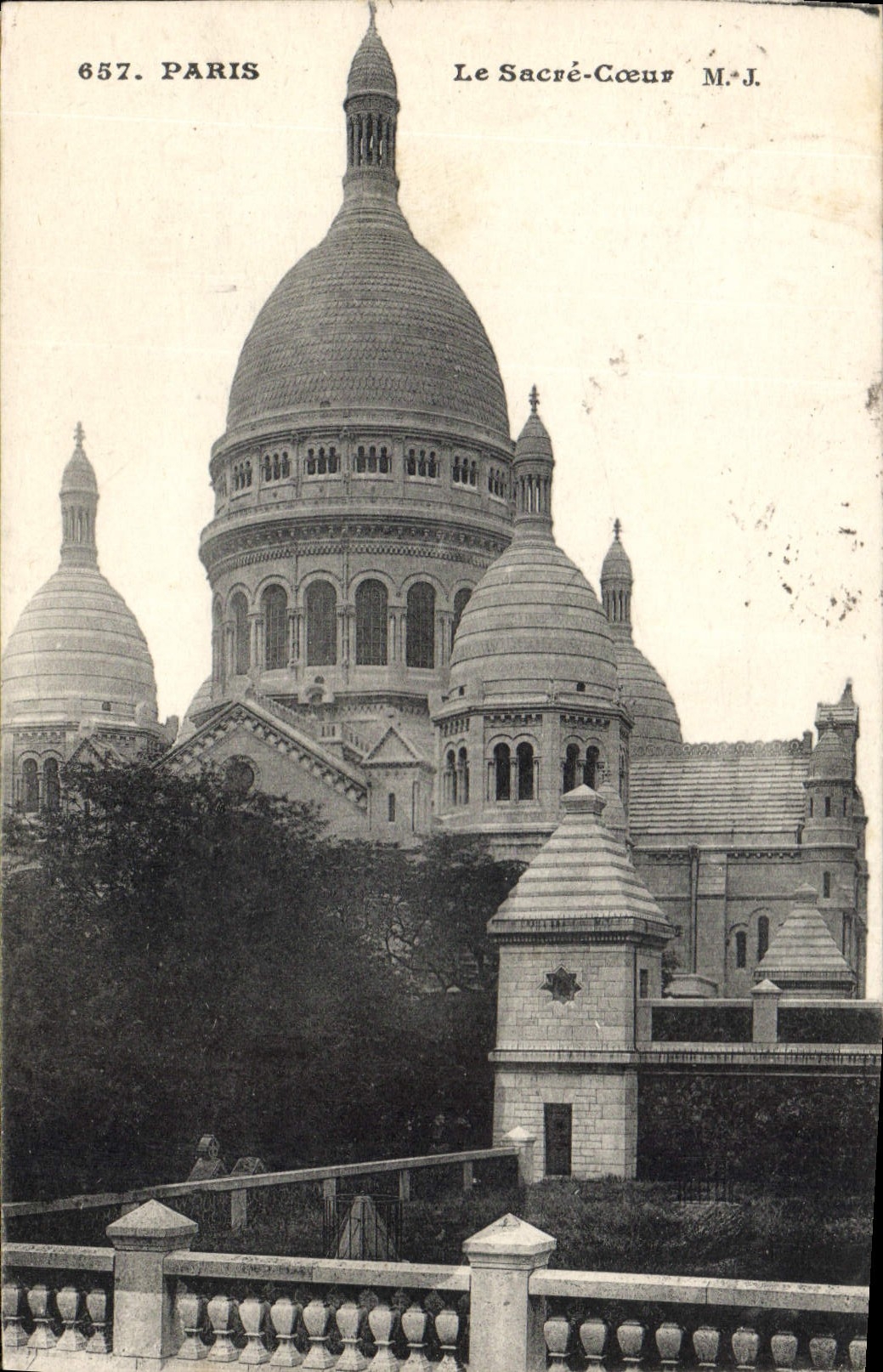 CPA Paris le Sacre Coeur 