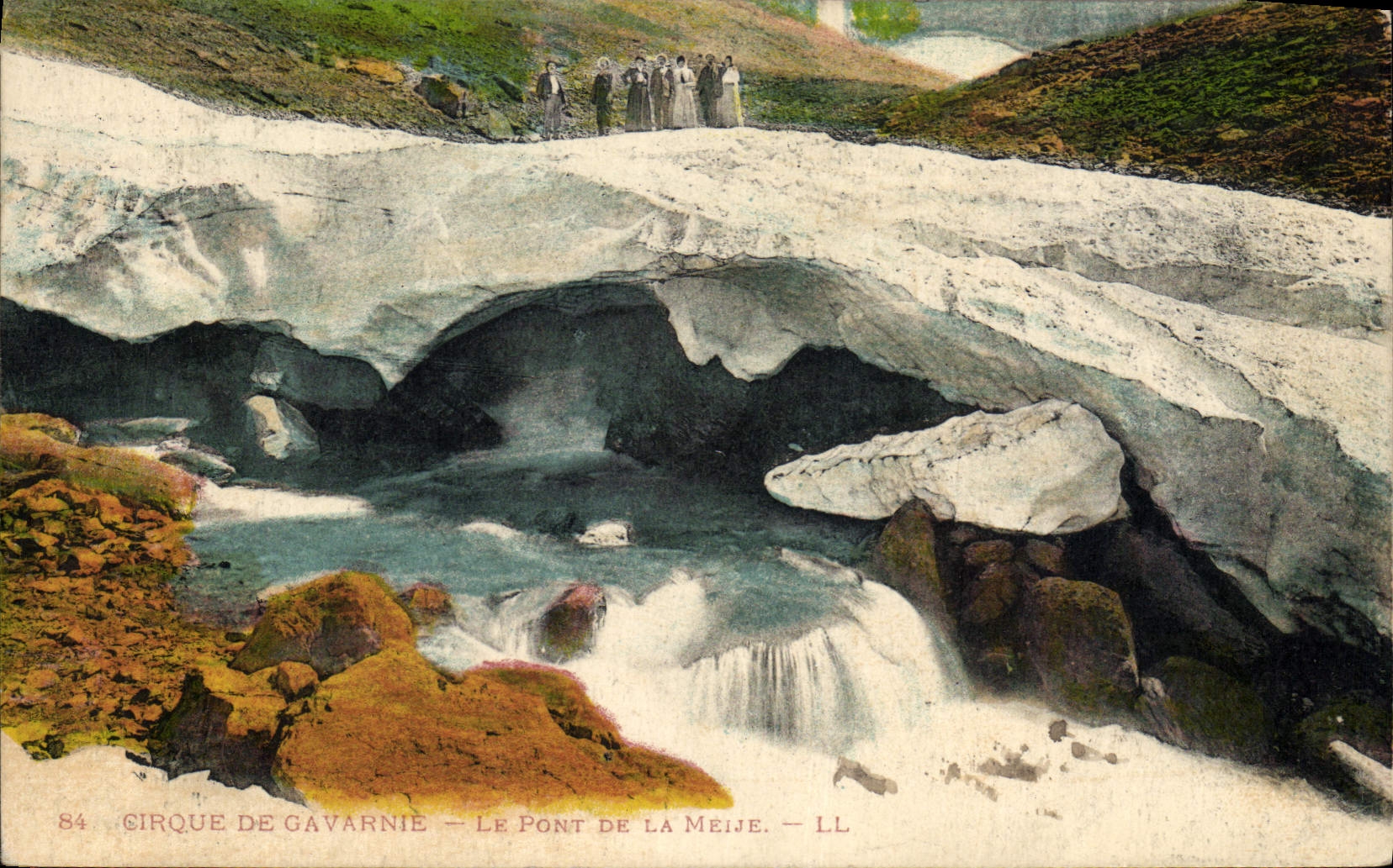 CPA Cirque de Gavarnie le Pont de la Meije 