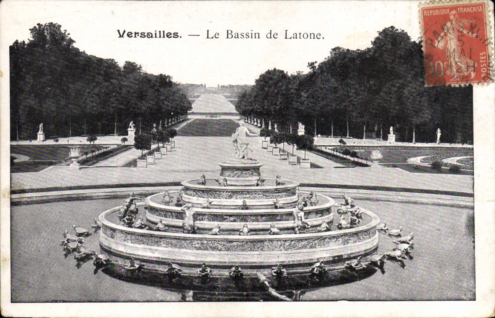 CPA Versailles le Bassin de Latone