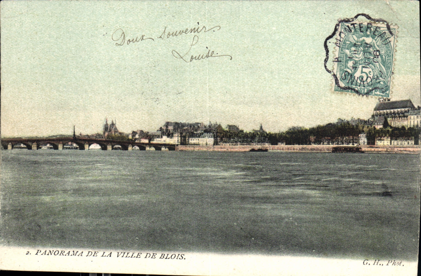 CPA Panorama de la Ville de Blois 