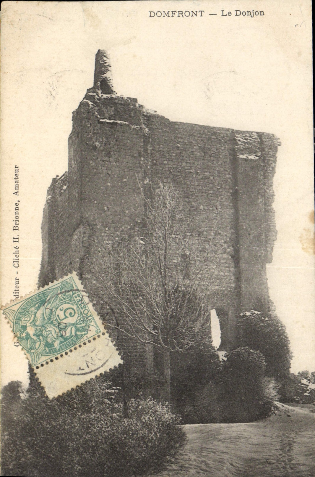 CPA Domfront le Donjon 