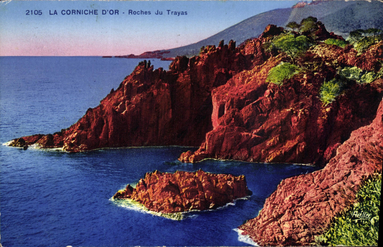 CPA La Corniche d'Or Roches du Trayas 