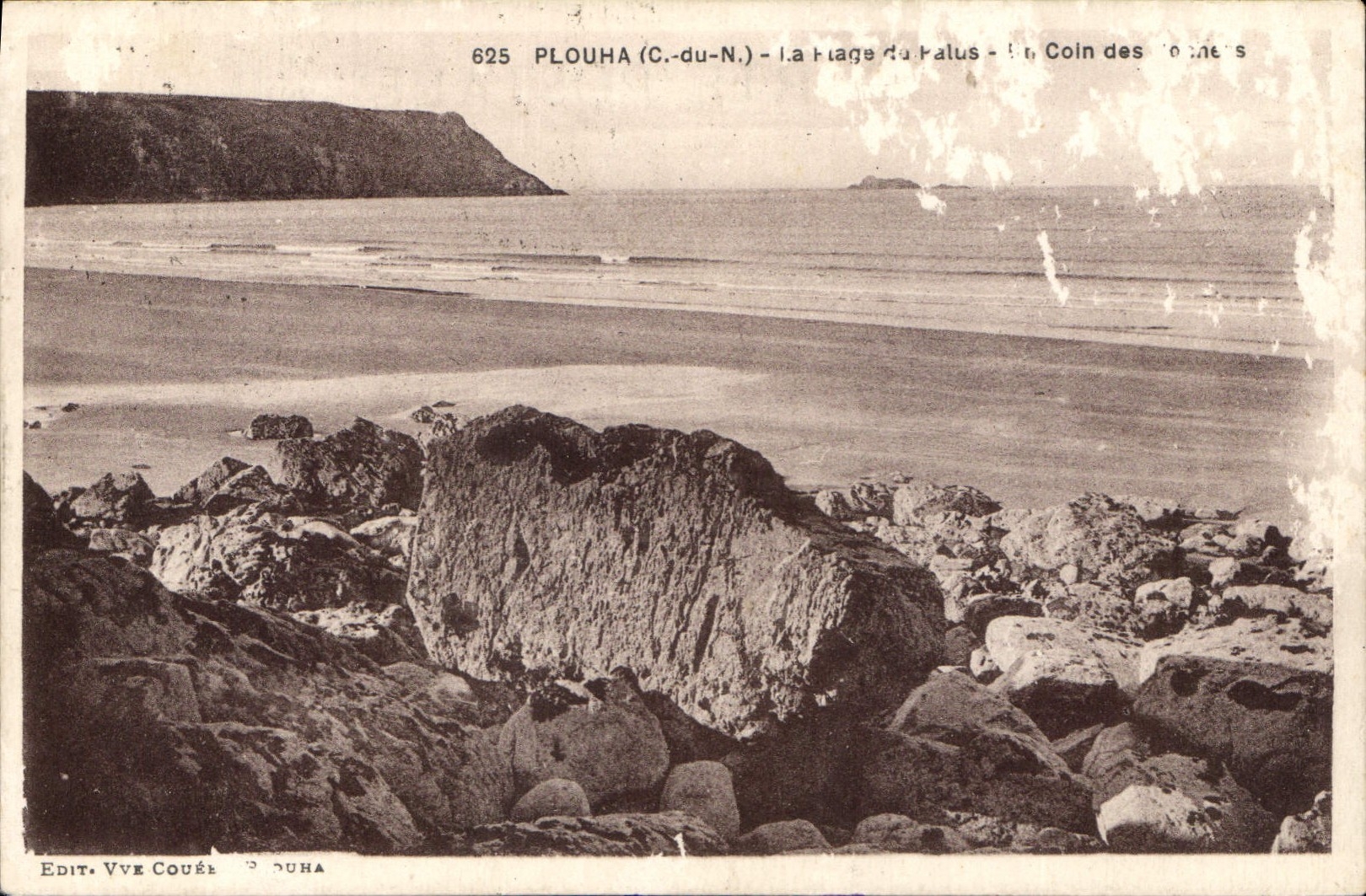 CPA Plouha C du N la Plage de Palus Coin des 