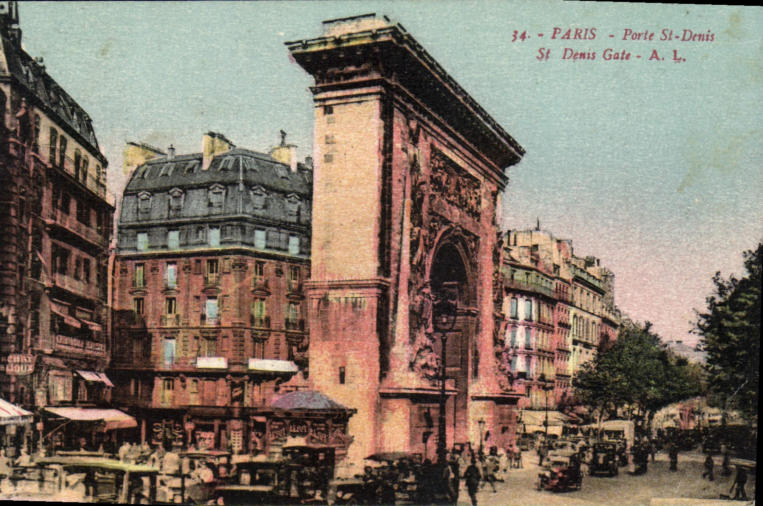 CPA Paris Porte St Denis 