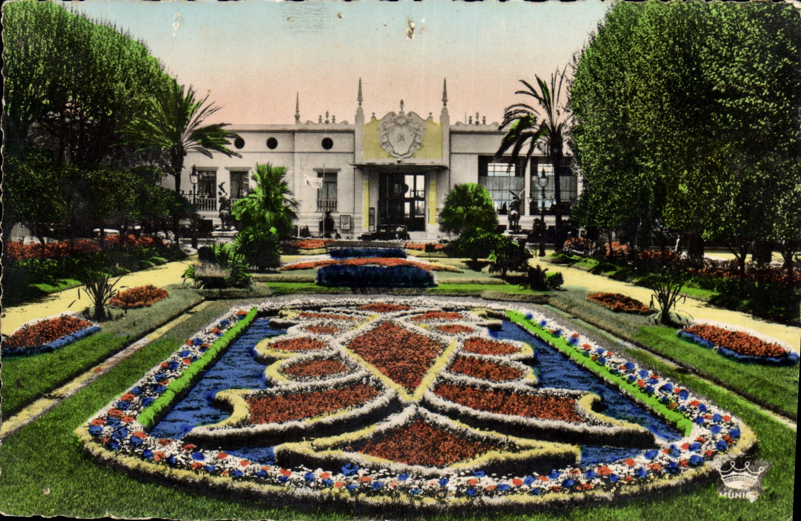 CPA Menton le Casino Municipal et les Jardins