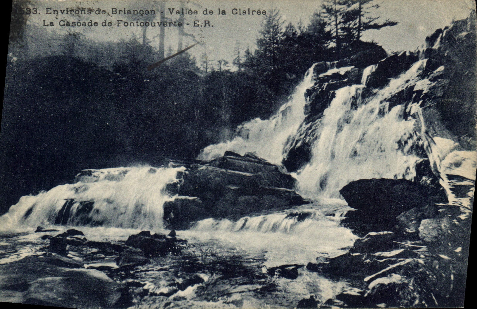 CPA Environs de Briancon Vallee de la Clairee la Cascade de Fontcouverte