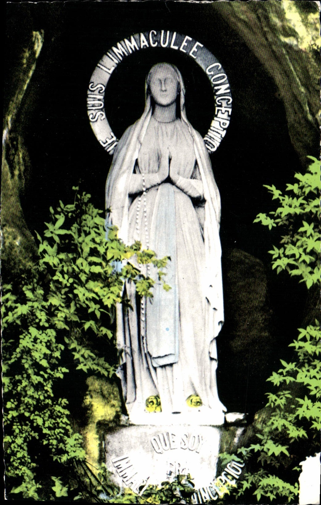 CPA Lourdes Htes Pyr la Vierge 