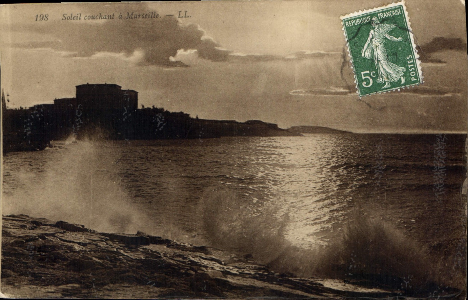 CPA Soleil Couchant a Marseille 