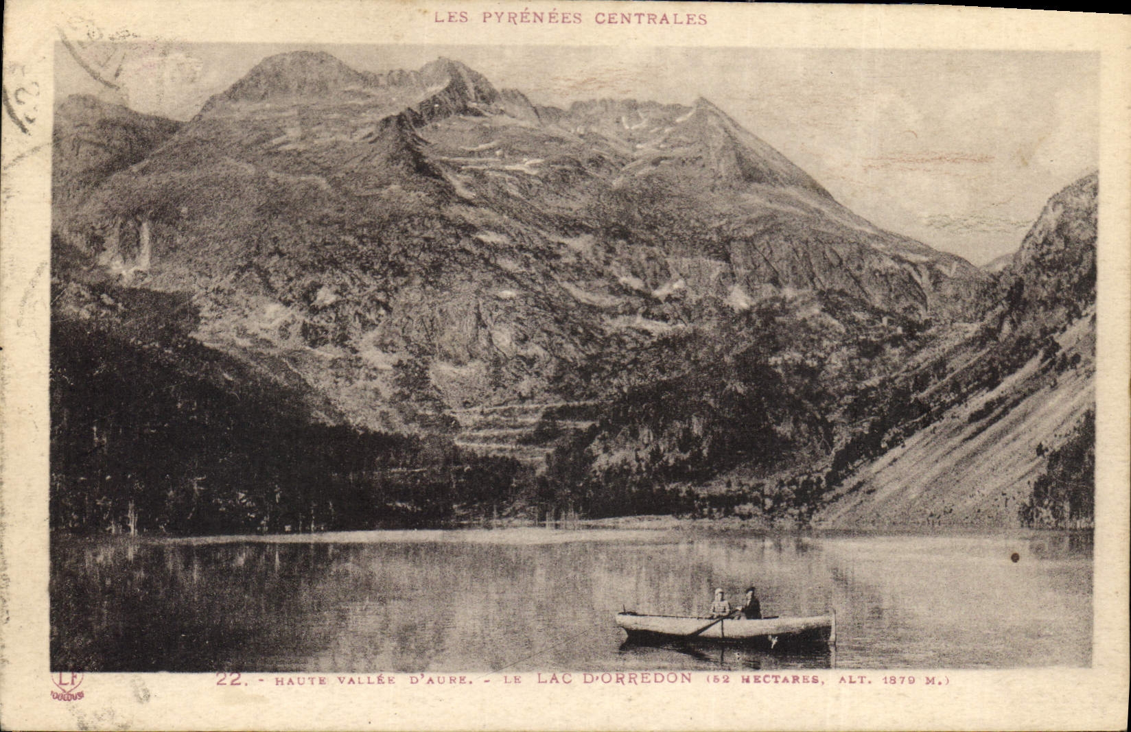 CPA Les Pyrenees Centraless Haute Vallee d'Aure Lac d'Oredon 