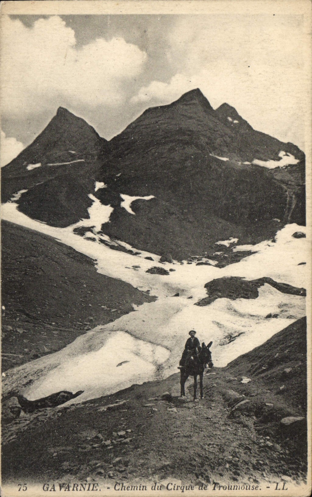 CPA Gavarnie Chemin du Cirque de Troumouse 