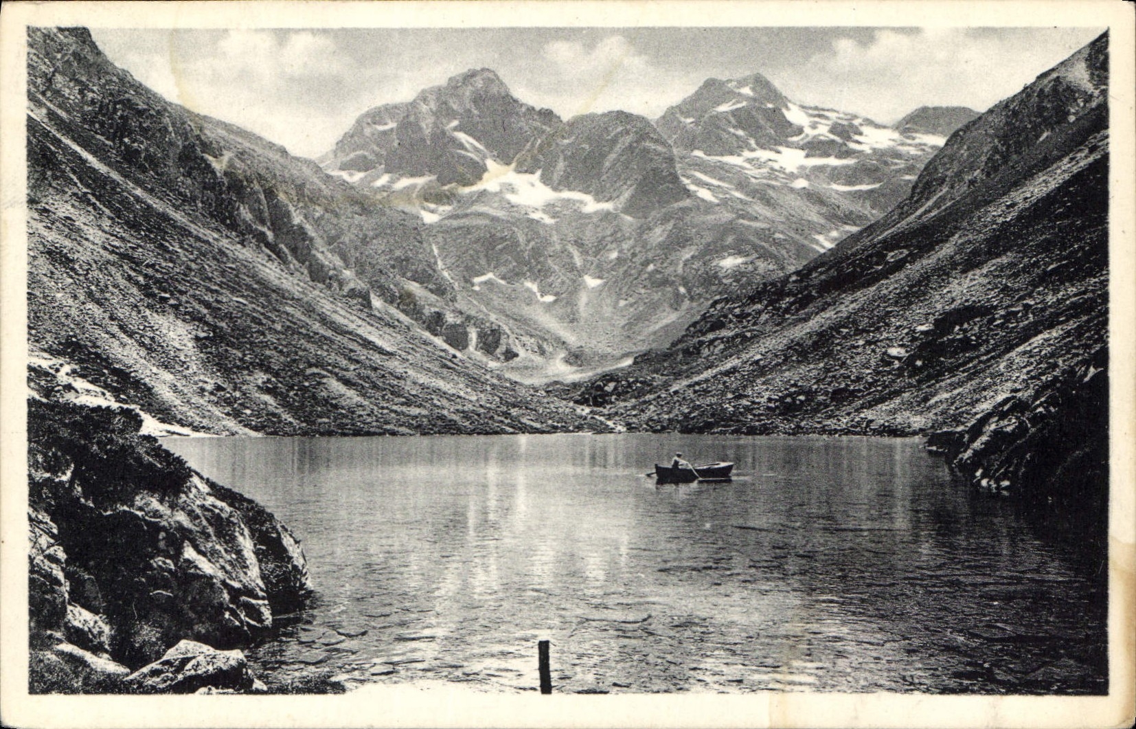 CPA Cauterets le Lac d'Estom 