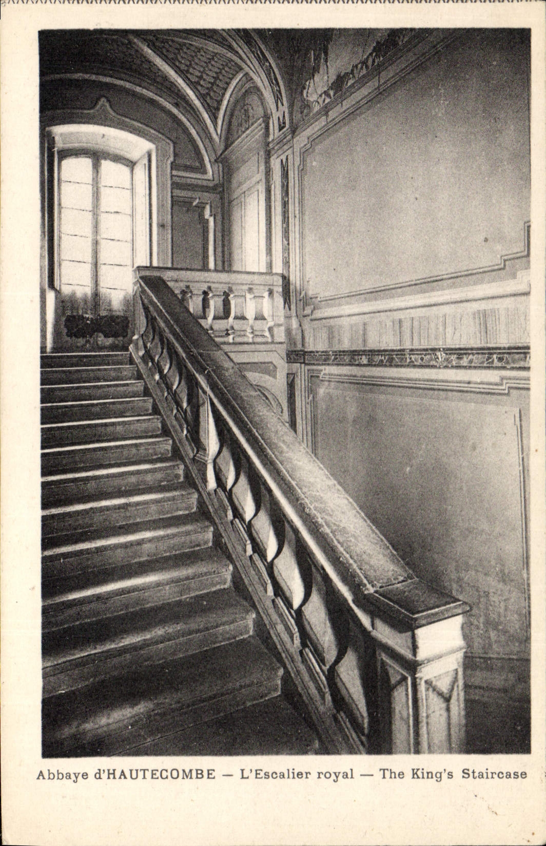 CPA Abbaye d'Hautecombe l'Escalier Royal 
