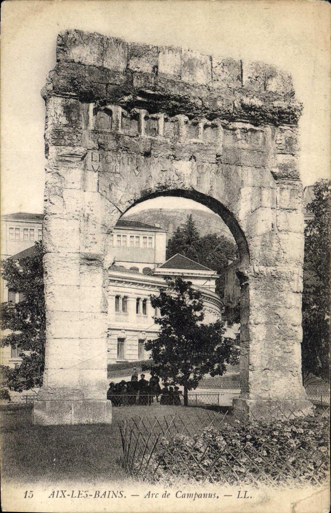 CPA Aix les Bains Arc de Campanus