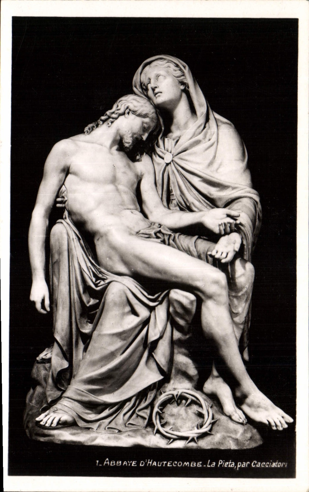 CPA Abbaye d'Hautecombe la Pieta par Cacciateri