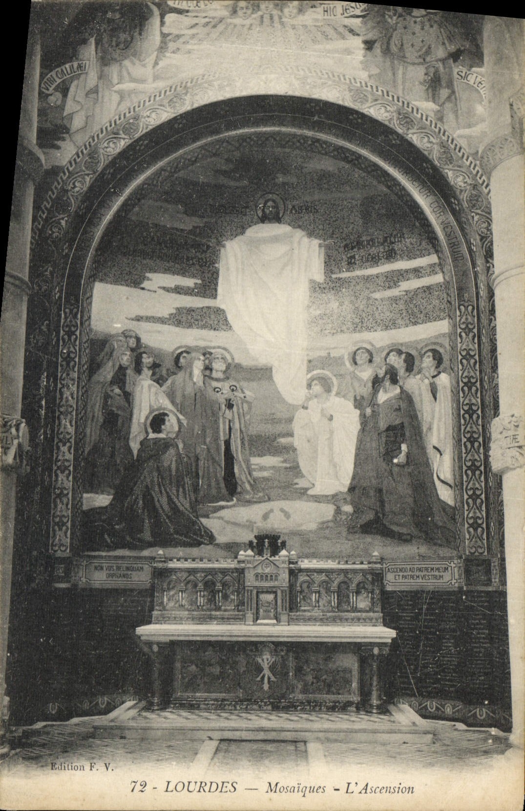 CPA Lourdes Mosaiques l'Ascension 