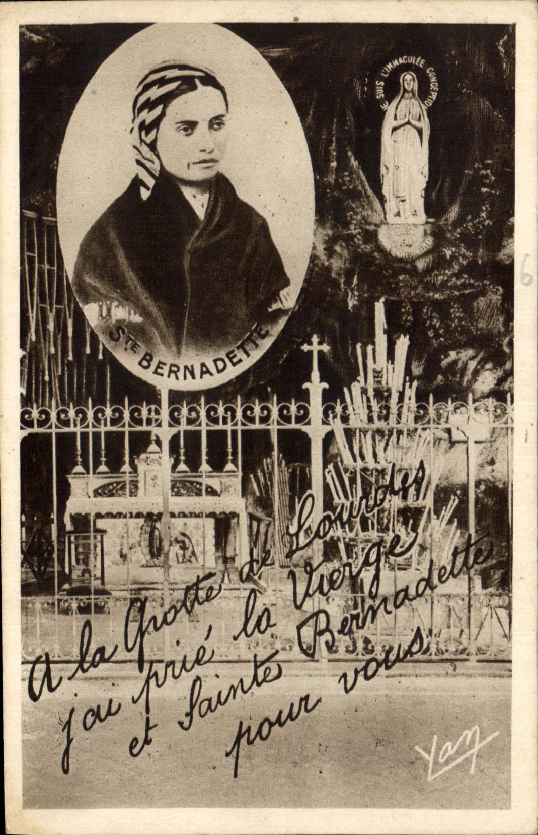 CPA Lourdes la Grotte 