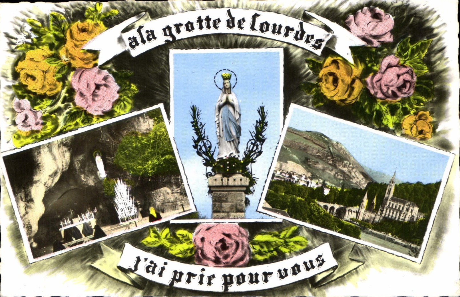 CPA Souvenir de Lourdes 