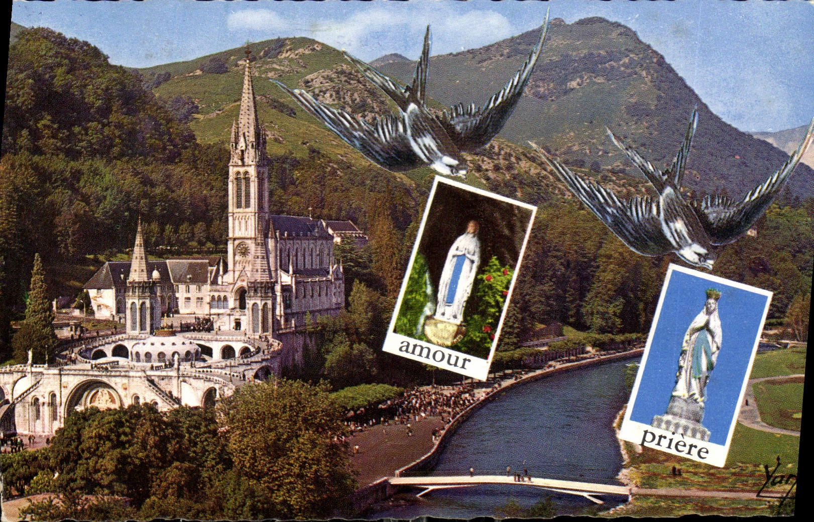CPA Souvenir de Lourdes 