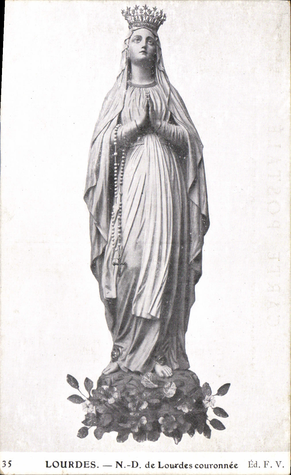 CPA Lourdes N D de Lourdes Couronnee 