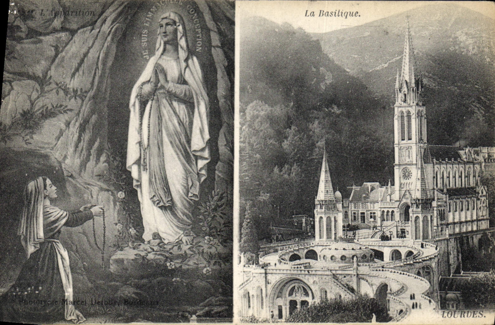 CPA Lourdes La Basilique 