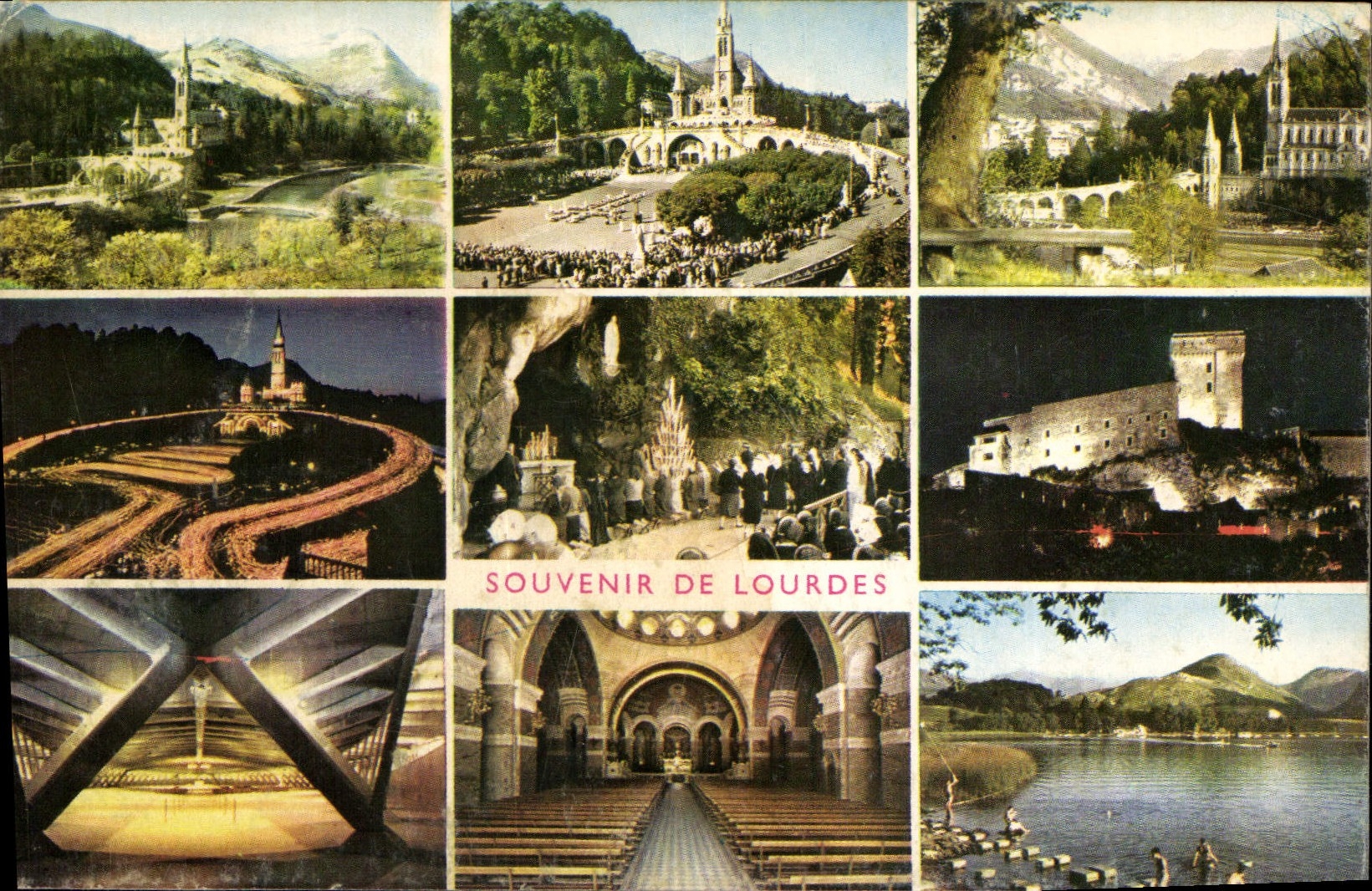 CPA Souvenir de Lourdes 