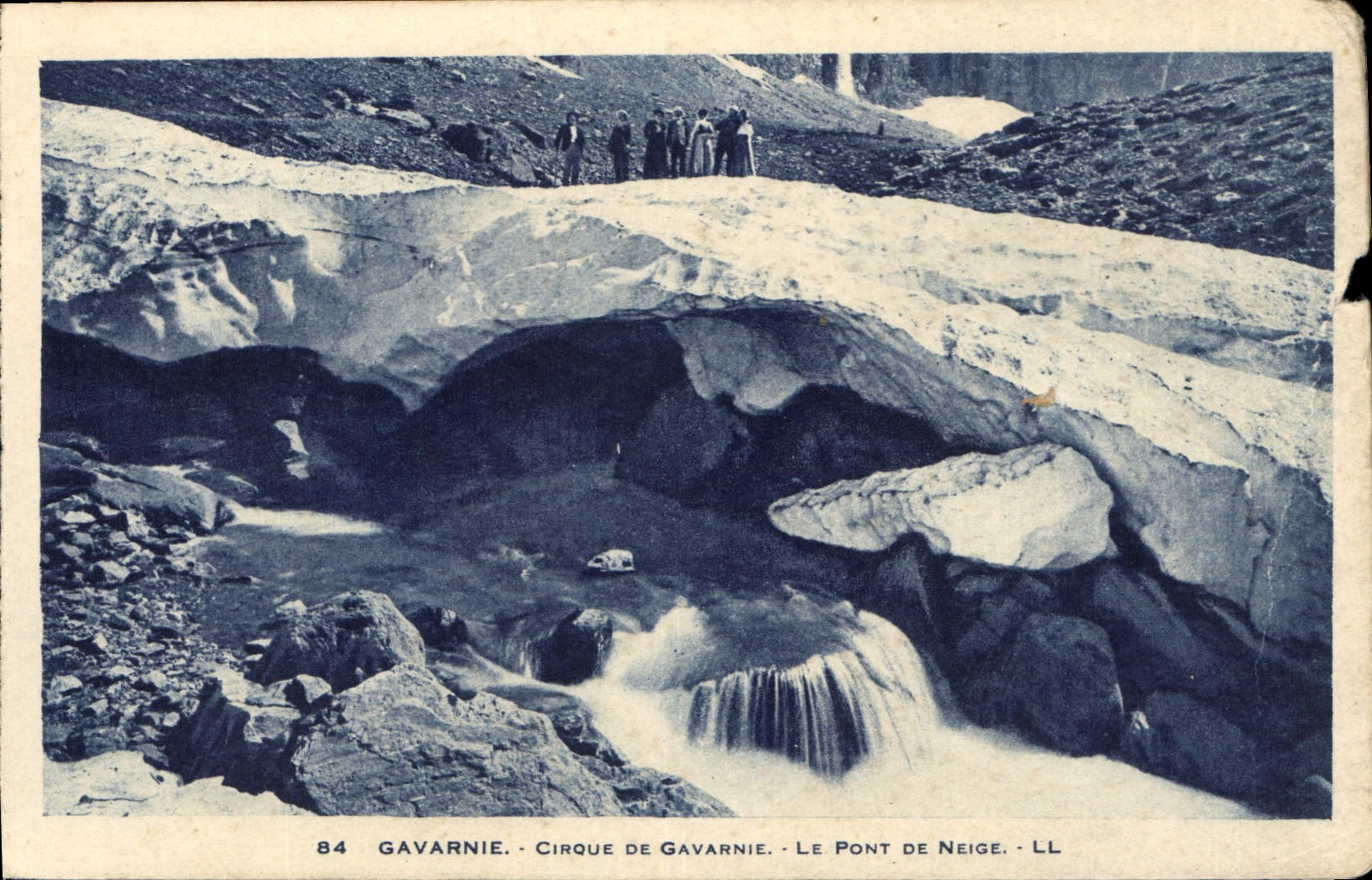 CPA Gavarnie Cirque de Gavarnie Le Pont de Neige 