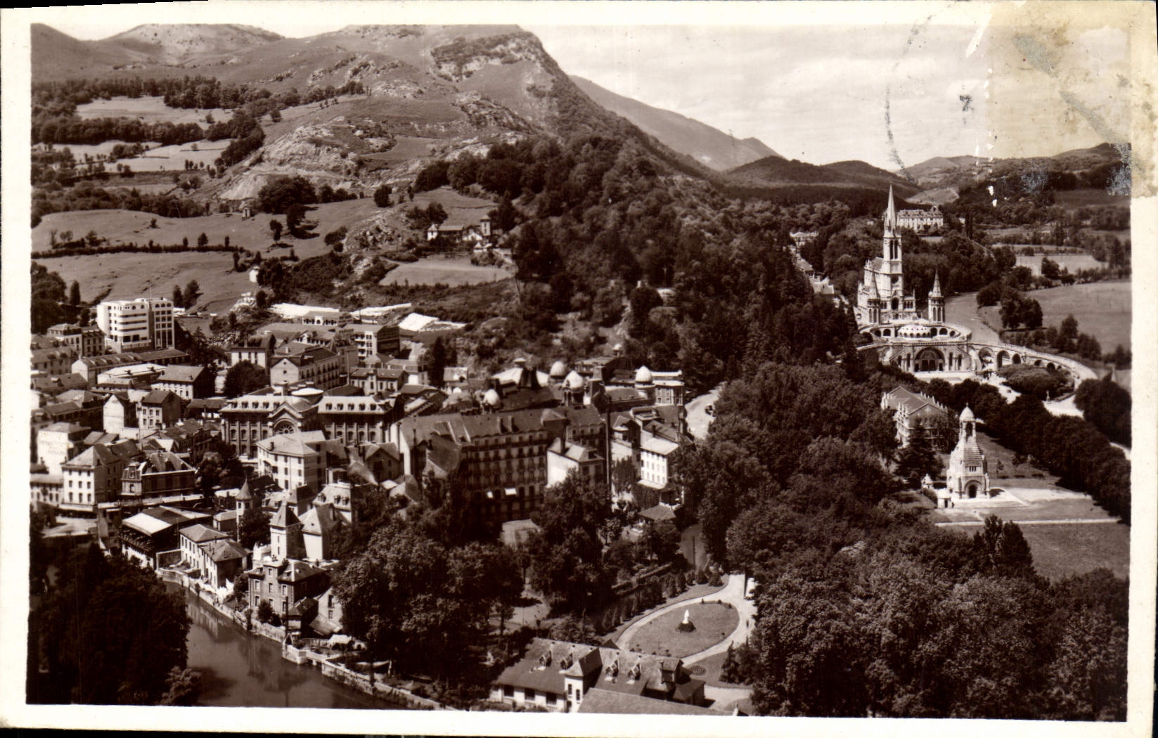 CPA Lourdes Vue generale 