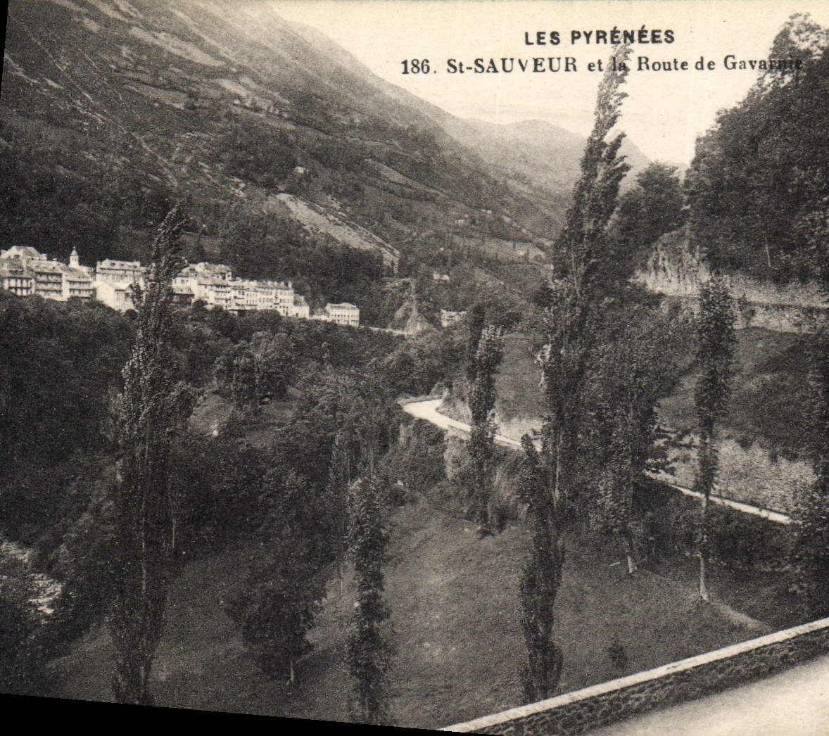 CPA Les Pyrenees St Sauveur et la Route de Gavarnie 