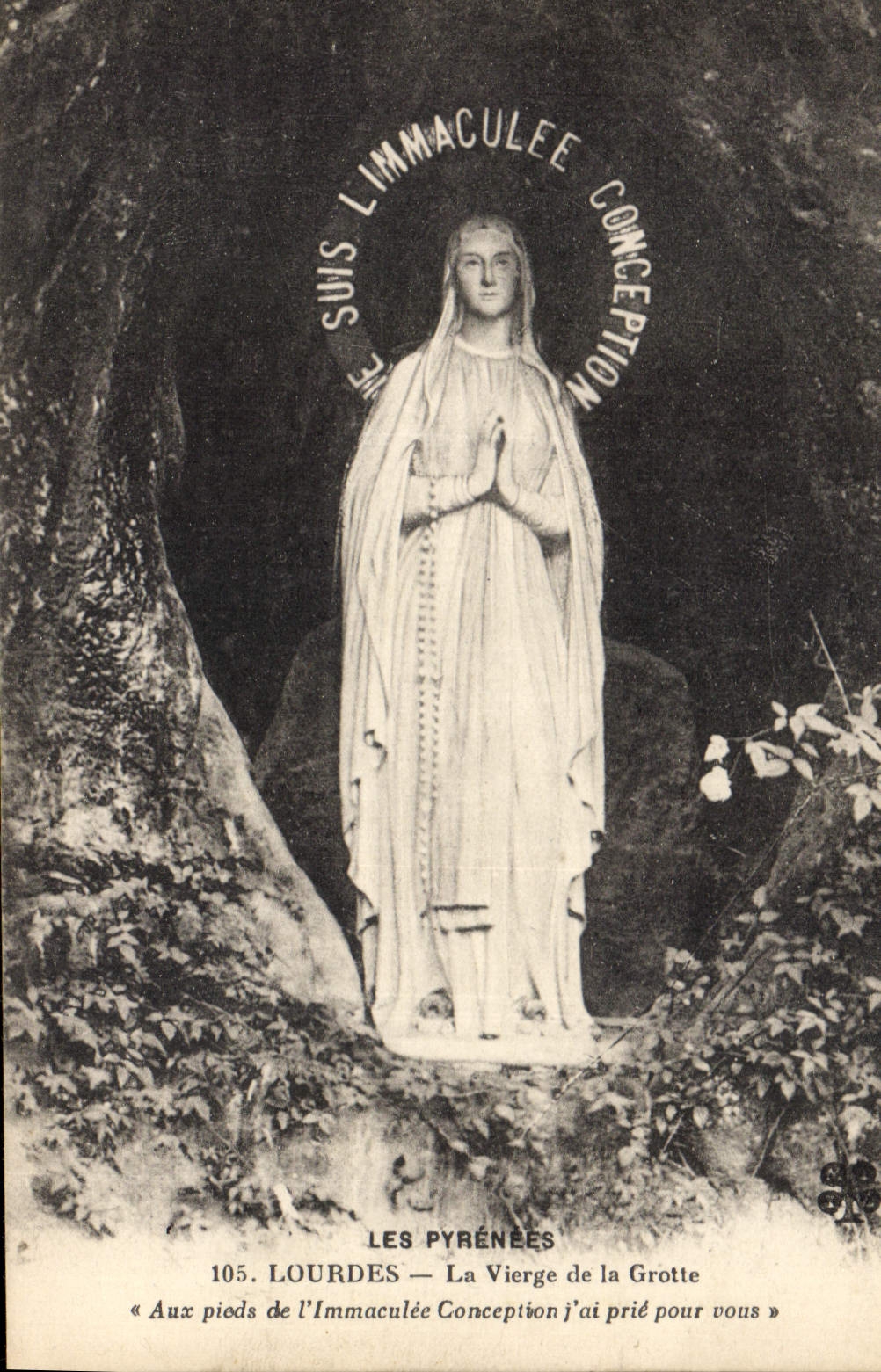 CPA Les Pyenees Lourdes La Vierge de la Grotte 