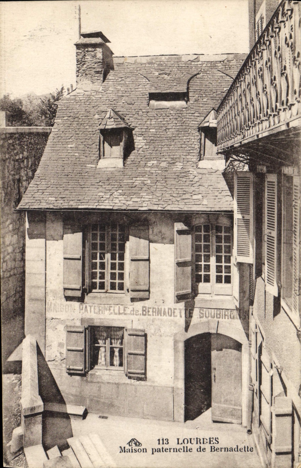 CPA Lourdes Maison paternelle de Bernadette 