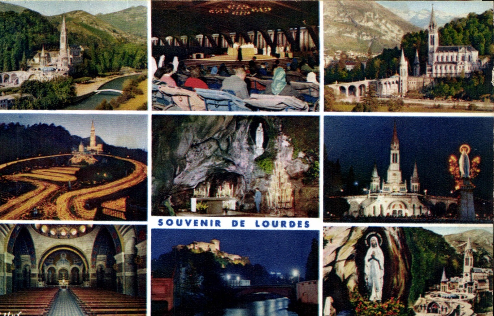 CPA Souvenir de Lourdes 