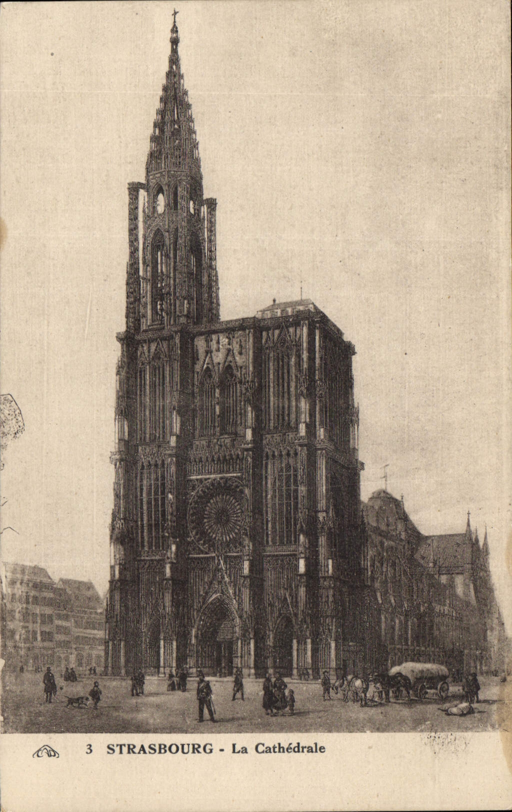 CPA Strasbourg La Cathedrale 