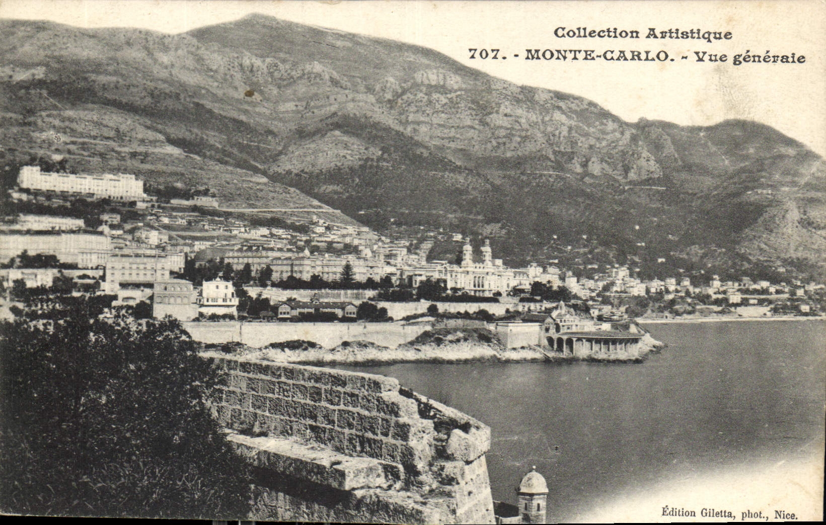 CPA Collection Artistique Monte Carlo Vue generale 