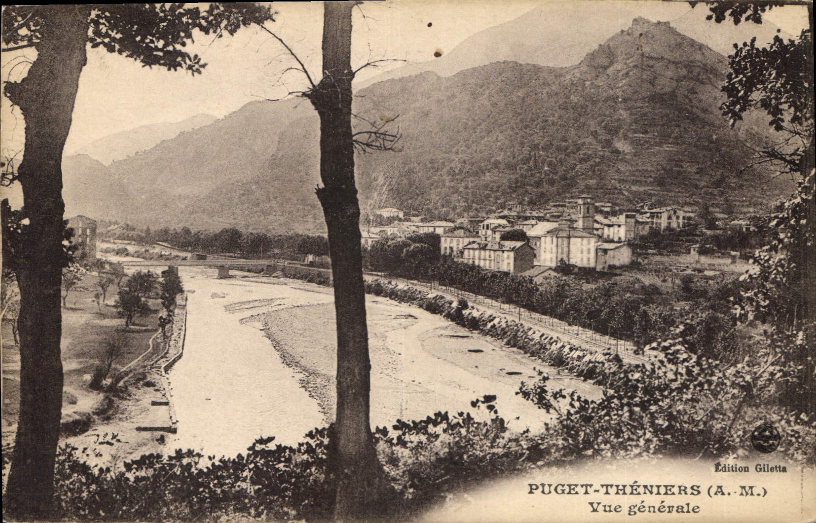 CPA Puget Theniers A M Vue generale 